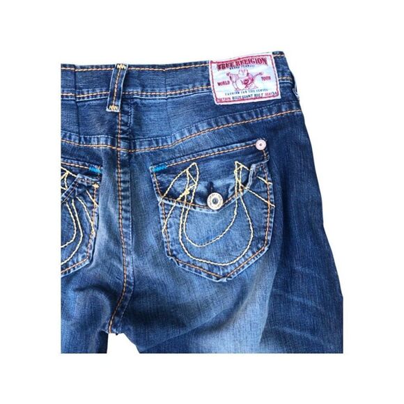 TRUE Religion Jeans Size 38 BILLY GIANT BIG T Blue - Picture 5 of 8